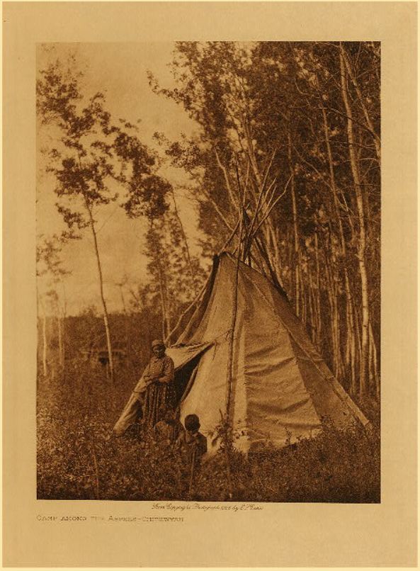 Curtis Camp among the Aspen Chipewayan